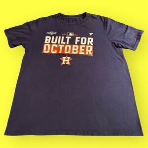 Houston Astros x Fanatics 2021 BUILT FOR OCTOBER navy tee men’s S YXL